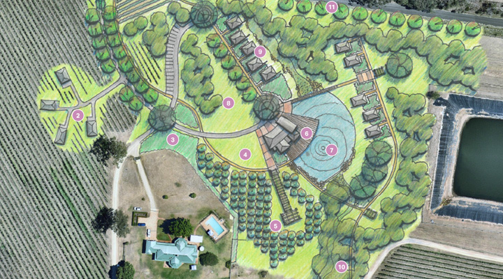 Ascella Eco Resort - Click to view landscape plan